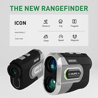 Télémètre laser de golf avec fonction de pente, magnétique, 600 m/1000 yd, rechargeable par USB, écran LCD, mesureur de distance professionnel pour golfeurs