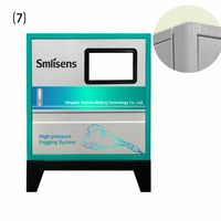 Système de brumisation haute pression 100 bars en acier inoxydable et brumisateur électrique télécommandé pour la ventilation et le refroidissement des bâtiments d'élevage avicole et animalier