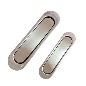 Laci Lantai Tatami Tersembunyi Modern Sederhana dengan Pegangan Tersembunyi dari Paduan Seng untuk Lemari Ruang Tamu, Dapur, dan Lemari Pakaian - Product Image 1