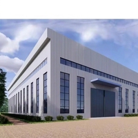 Bâtiment préfabriqué en acier galvanisé léger à bas prix, structure industrielle préfabriquée, entrepôt préfabriqué
