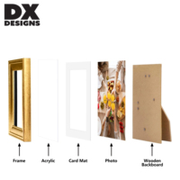 DX DESIGNS Vente en gros Cadre photo élégant doré vintage Cadre photo antique 4x6 5x7 8x10 11x14 12x16 24x36 A4 A2 pour la maison OEM