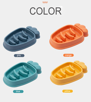 Gamelle anti-étouffement durable pour animaux de compagnie, à alimentation lente, design tourbillon, pour chiens et chats