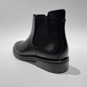Mychonly Italia diseño al por mayor personalización de moda de cuero genuino impermeable hombres <span class=keywords><strong>Chelsea</strong></span> botas - Product Image 4