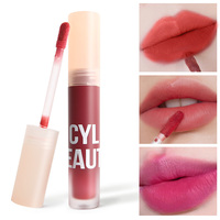 Vente en gros de rouge à lèvres liquide mat vegan à haute pigmentation, imperméable, longue tenue, label privé, rouge, haute qualité