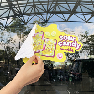 Tùy Chỉnh Không Thấm Nước Ngoài Trời Sử Dụng Xếp Đôi Bên In Ấn Bãi Đậu Xe Dán Cửa Sổ Tĩnh Bám Dán - Product Image 6