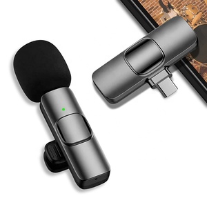 Portable Type-C Clip-On <strong>Mic</strong> K9 Wireless Lavalier Lapel Microphone for Smartphone Easy-to-Carry Audio Recording <strong>Device</strong> - Product Image 3