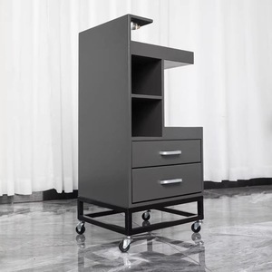 Hairdressing Beauty Storage <b>Cabinet</b> Hair Salon Trolley Cart Beauty Storage Cart Stainless Steel Hair Salon Tool <b>Cabinet</b> - Product Image 3