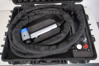 Machine de nettoyage au laser à fibre pulsée portative PFT 200W, haute efficacité pour le nettoyage du bois, du métal, de la pierre, des couches de peinture, nouvelle