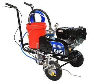 Economical Hand Push <b>Gasoline</b> Paint Stripping Machine Durable Ride-On Road Line Marker Multifunctional Road Marking - Product Image 1