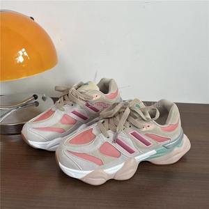 Zapatillas de running de cuero para hombre, de moda, de malla, ligeras, con costuras, 9060, tendencia 2026, gran oferta - Product Image 4