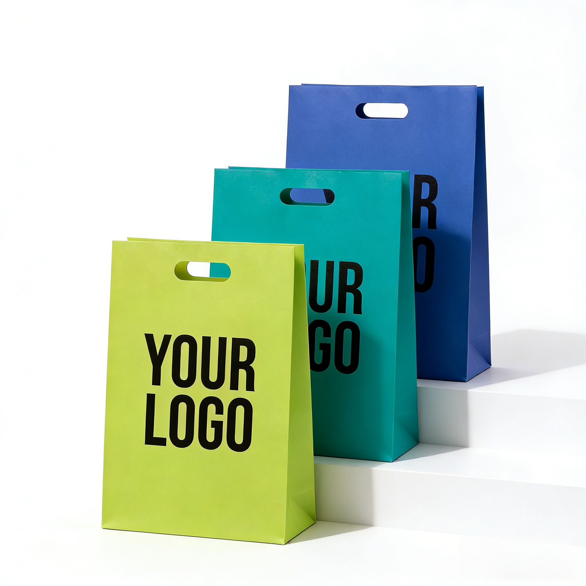 Custom Wholesale Paper Shopping Bags Logo Printed Luxury Gift Paper Bag Packaging With Handle