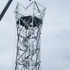 Kiểm soát không lưu Radar cột tùy chỉnh chiều cao Kết Cấu Thép mạ kẽm nhúng nóng 50 năm phục vụ Điều Kiện Gió khắc nghiệt - Product Image 2