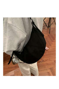 New retro suede velvet women's autumn and winter new simple dumpling bag shoulder crossbody bag - Product Image 3