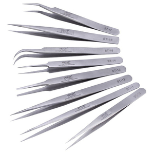 Pinzas de acero inoxidable de etiqueta privada personalizadas magnéticas muy populares de calidad superior de Venta caliente - Product Image 1