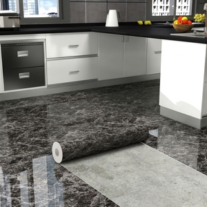 Suelo Vinílico Autoadhesivo Impermeable Antideslizante en Rollos con Diseños de Madera, Alfombra y Mármol para Uso en Interiores - Product Image 1