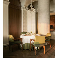 Ensemble de mobilier de restaurant de luxe moderne Songdesign, utilisation commerciale, hôtel 5 étoiles, restaurant, café, intérieur personnalisable en bois