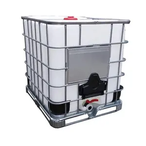 500L 1000L 1200L matière plastique équipement de stockage de produits chimiques eau Ibc réservoir fourre-tout à vendre