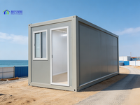 Conteneur pliable de 20 pieds certifié CE, insonorisé, installation rapide pour bureau de direction sur chantier