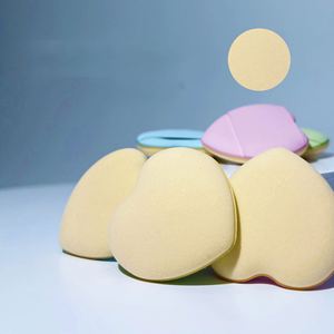 Éponge de maquillage double usage carrée, mini, en forme de cœur, pour le visage, lavable, outils de beauté cosmétiques - Product Image 2