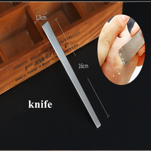 3 Pcs Stainless Steel Cuticle Foot Skin <b>Pedicure</b> Kit Exfoliate Dead Skin Toenail Blade Tool <b>Pedicure</b> Knife <b>Set</b> - Product Image 5