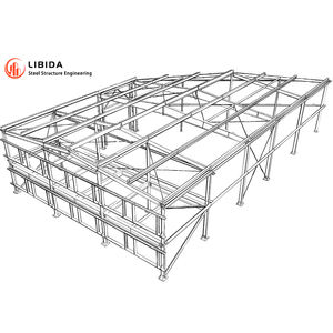 Entrepôt à structure métallique à haute hauteur au sol, hauteur de la corniche pour le stockage de gros équipements - Product Image 3