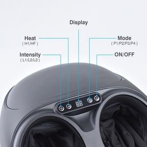 Masajeador de pies eléctrico Shiatsu rodante de calefacción de fascillitis profesional, masajeador de pies ajustable de 3 modos de Japón - Product Image 3