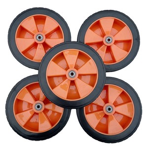 Ruedas de plástico Cheng Jin de 7 pulgadas con rodamientos para carrito de camping, uso en exteriores - Product Image 5