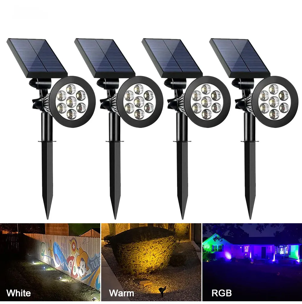 Outdoor Garden Solar Light 12 LED Wasserdichter Rasen Boden einsatz Lampe Courtyard Landscape Road Solar Light