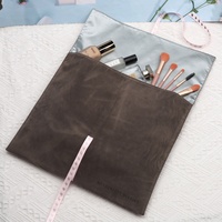 Enveloppe de velours marron de luxe imprimée de logo personnalisé sac de rangement de vêtements pour sac à main portefeuille réutilisable ceinture emballage cadeau pochette à poussière