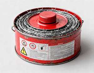 Vente protectrice clôture de bobine de fil de fer barbelé agricole galvanisé PVC enduit acier fer rasoir simple 2mm 1.9mm prix de gros de ferme - Product Image 4