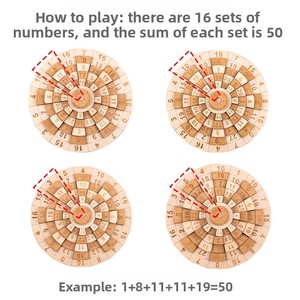 <span class=keywords><strong>Puzzle</strong></span> 3D en bois 50 pièces, jouet éducatif de niveau 10 à mécanisme rotatif, défi cérébral de difficulté élevée, 12,7 cm x 12,7 cm x 2 cm - Product Image 4