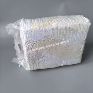 Excellents chiffons de nettoyage industriels, morceaux de coton blanc coupés, chiffons de nettoyage pour essuyage, chiffons de nettoyage type sweat-shirt - Product Image 1