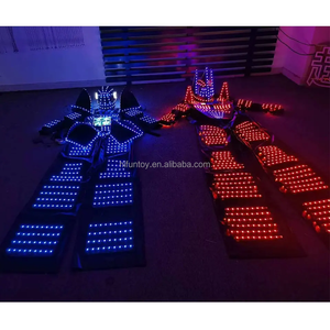 手作りLEDロボットコスチューム音楽祭カラーチェンジトランスフォーマーロボットダンスコスチュームLed発光ロボットコスチュームパーティー用 - Product Image 2