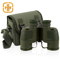 Jumelles de Vision nocturne étanches à la buée 10x50 boussole et télémètre de télescope optique haute puissance pour oculaires d'oiseau