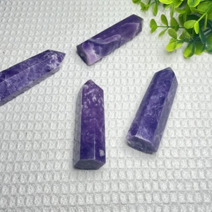 Chất Lượng Cao Tự Nhiên Lepidolite Điểm Tháp Pha Lê Cây Đũa Phép Chữa Bệnh Đá Obelisk Cho Trang Trí Nội Thất - Product Image 3