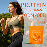 Gummies protéinés à l'orange en marque blanche 17g – Supplément énergétique pour adultes riche en protéines et faible en calories pour la nutrition sportive