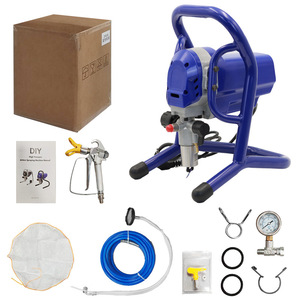 Electric High Pressure <b>Spray</b> Gun 3500psi 1L Cup Capacity For <b>Paint</b> Wall Coating - Product Image 1
