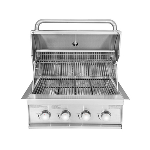 Heißer Verkauf CE 4-Brenner Luxuriöser Einbau-Gasherd Moderner Stahl Premium Multifunktions-Grill Pizza-Smoker-Ofen - Product Image 4