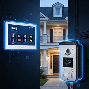 Vidéophone Wi-Fi 7 pouces avec caméra grand angle <span class=keywords><strong>120</strong></span> degrés, étanchéité IP65, consommation en veille ≤1W, <span class=keywords><strong>1</strong></span> câble Ethernet inclus - Product Image 1