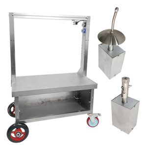 Carro Profesional Multifunción de Acero Inoxidable para el Procesamiento de <span class=keywords><strong>Lechones</strong></span> con Cortador de Cola Eléctrico, Amoladora de Dientes y Báscula para Uso Agrícola - Product Image 6