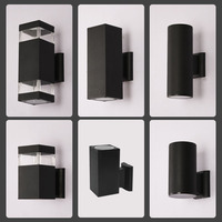 Lampes murales LED étanches IP65 pour extérieur, source de lumière chaude E27, pour escaliers et allées