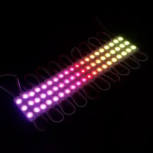 5050 Rgb Smd 12V פלאש הזרקת מודולים אור צבע שינוי Rgbw עמיד למים 3 שבבי מהבהב מלא צבע Led מודול