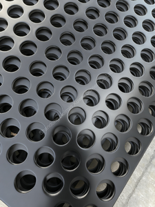 Feuille de gravure photochimique, feuille perforée, plaque perforée à trous ronds, grille en alliage d'aluminium, grille de haut-parleur - Product Image 2