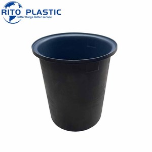 Cubo de Plástico Redondo Duradero y Versátil para Almacenamiento de Alimentos, Bebidas, Flores y Productos para Mascotas, de Grado Alimenticio, para Venta al por Mayor - Product Image 1