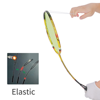 YODIMAN Raquette de badminton en fibre de carbone de haute qualité, ensemble complet, tension des cordes de 35 lb, modèle professionnel à haute tension