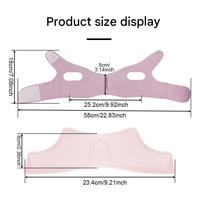 Nouveau Masque Facial V-Line Amélioré à Compression Glacée, Gel Rafraîchissant Doux et Hypoallergénique, Bandeau de Lifting de la Ligne du Menton pour Réduire le Double Menton