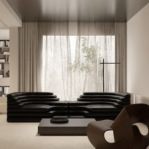 Set di Divani in Pelle per Soggiorno dal Design Moderno e Lussuoso, Combinazione Modulare, Arredamento Casa, Design Ds 1025 De Sede <span class=keywords><strong>Terrazza</strong></span> - Product Image 4