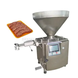 High Automation Sausage Stuffer Machine / Vacuum Sausage Filler Stuffer / Enema Filling Machine