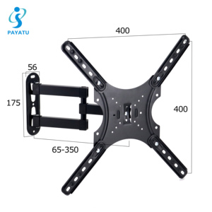 Adjustable <strong>TV</strong> <strong>Bracket</strong> on Wal <strong>for</strong> LED LCD Flat Screen Universal <strong>TV</strong> Full Motion Mount VESA 400*400 Suits 14-55 <strong>Inch</strong> - Product Image 2