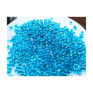 Precio barato reciclado 2-4mm <span class=keywords><strong>Caribe</strong></span> <span class=keywords><strong>azul</strong></span> cuentas de vidrio decorativas para piscinas jardín guijarros de vidrio - Product Image 1